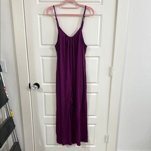 Amazon Purple Wide Leg Jumpsuit